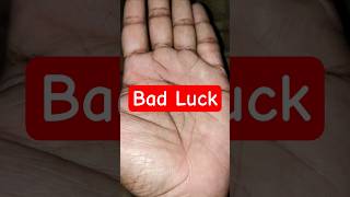 Hand Showing Bad Luck In Life #palmistry #astrology #jyotish #trending #shorts