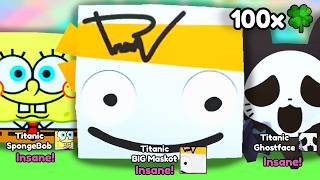 I Hatched 21 TITANICS in Pet Simulator 99!!