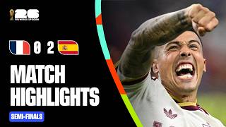 Highlights | France 0-2 Spain | FIFA World Cup 2026™ Semi-Finals