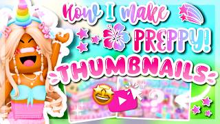 How I Make VIRAL Adopt Me Thumbnails! 📸💕 (Step by Step)