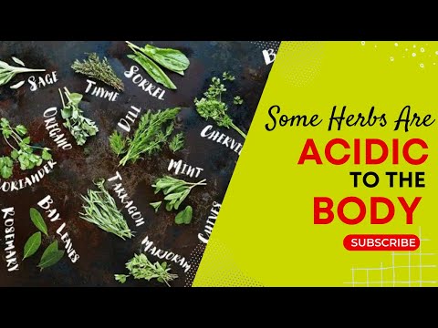 Dr Sebi Explains That Some Herbs Are Acidic To The Body