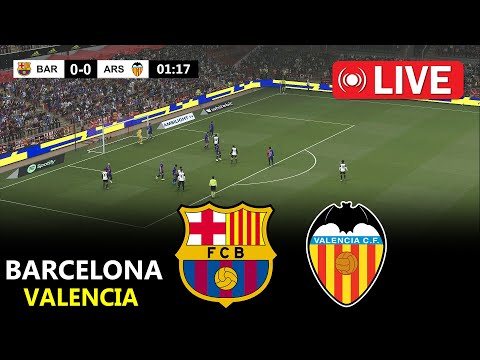 Barcelona vs Valencia | La Liga 2024/25 | Full Match Stream | eFootball Pes 21 Gameplay