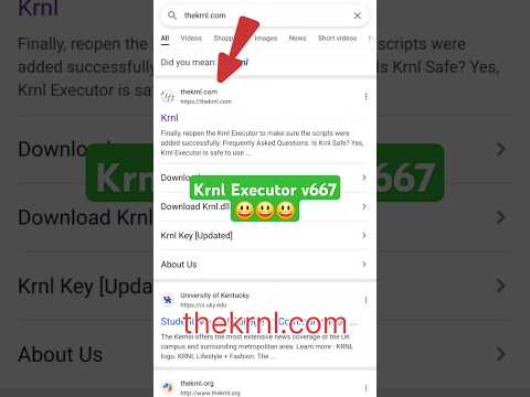 Krnl Executor v667 (Official Website) April 2025 #krnl #roblox #robloxexecutor #krnlexecutor