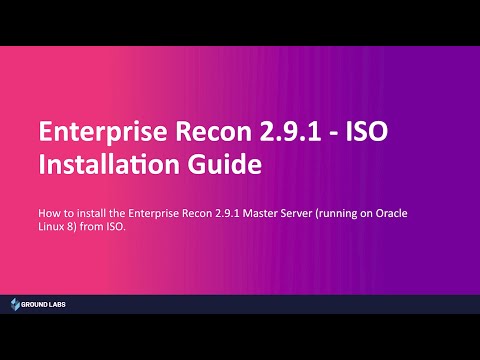 Enterprise Recon 2.9.1 Installation Guide