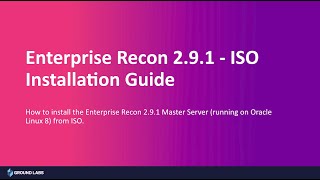 Enterprise Recon 2.9.1 Installation Guide