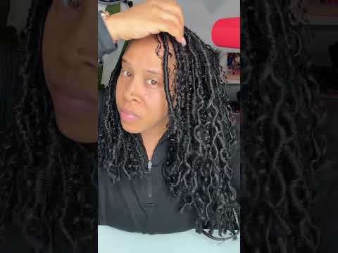 How to do Faux locs w/human hair. Do it yourself❤️ #natural #fauxlocs #summer #foryoupage #fauxlocs