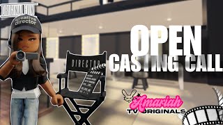 JOIN THE CAST 🎬 | Open Casting Call for Amariah Tv originals!