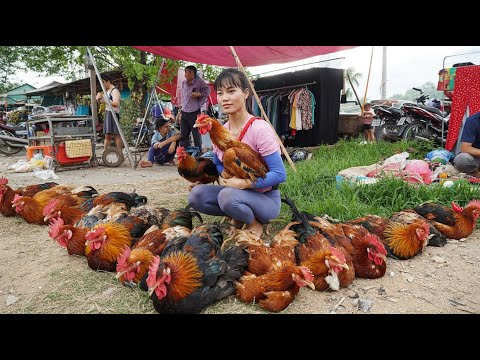 Vietnamese Morning Market: So Many Fruits, Street Foods and Happy People