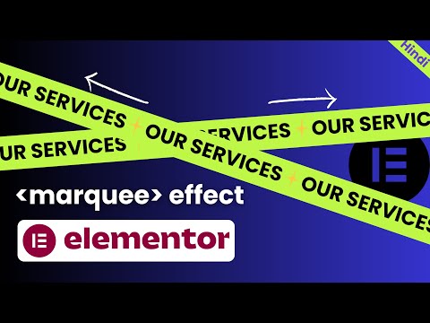 Auto Scrolling Text in Elementor – Modern Infinite Marquee with Text & Images | WordPress Tutorial