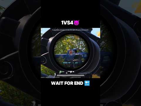 1VS4 😈 Spray Wait for end 🔚 #bgmishorts #bgmi #1v4bgmigameplay #shortsfeed #viralvideos#shortfeed