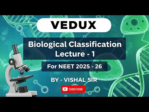 BIOLOGICAL CLASSIFICATION... LEC - 1 NEET- FOUNDATION