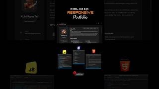 responsive #portfolio #webdesign #webdevelopment #responsivewebdesign #html #css #javascript