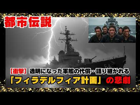 嘘だろ…？軍艦がタイムスリップ！？驚愕の「フィラデルフィア計画」#都市伝説 #怪現象 #怖い話
