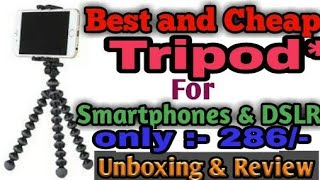 Quick review !!!!! -and unboxing mini tripod-camera + mobile holder-amazing-shining by-|Toptechtt|||