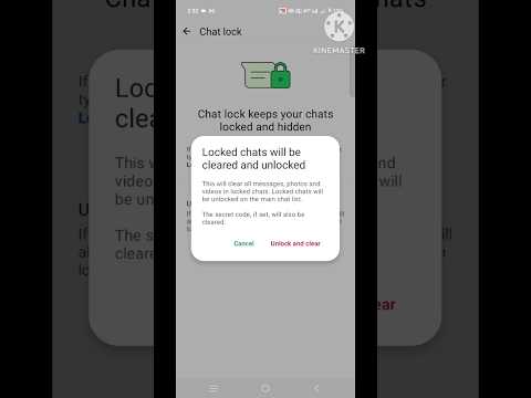 WhatsApp chat lock//#tutorial viral video