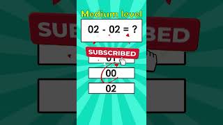 Quick Math practice