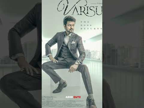 Thalapathy 66 First Look Whatsapp Status | Varisu | The Boss Returns