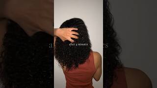 Reviving Heat Damaged Curls with K18🤍 #curlyhair #silkpress #k18 #heatdamage