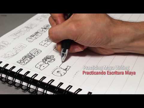 Practicing Maya Glyph/Writing