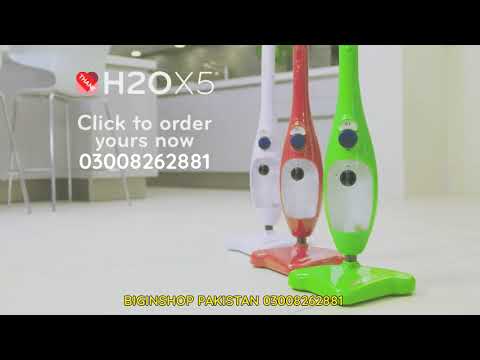 H2O X5 Carpet Cleaner Mop In Pakistan, Floor Cleaner,Garment Steamer,Kitchen Cleaner, Window Cleaner