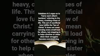 STOP Carrying That Alone! 💔 (Galatians 6:2)