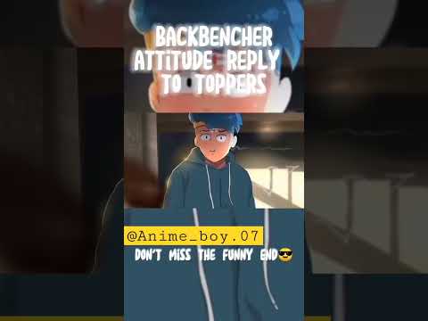 Back benchers attitude😈😈#sigma male #sigma #shorts  #cartoon #viral
