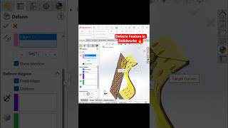 SOLIDWORKS TIPS AND TRICKS | Deform Feature in SolidWorks