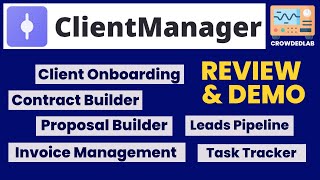 ClientManager Review & Demo - Manage Clients & Projects [Contracts, Proposals, Invoices]