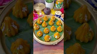 Ganpati Special Besan Mawa Modak😍 #shorts #modak #ganeshchaturthi #trending