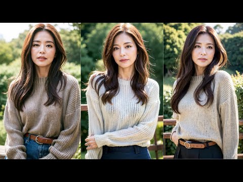 魅力的な熟女・麻美さんの私服姿/AI Art Lookbook Attractive MILF Asami in plain clothes