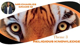 Grade 12 Life of Pi Theme: Religious Knowledge 