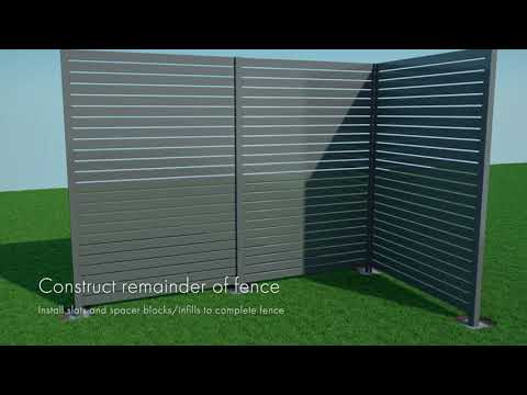 PSP XPRESS Fence – Aluminium Slats System