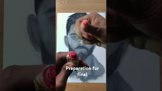 preparation for final match 🥰 #viratkohli #drawing #comedy #finalmatch #cricket #art #hypernilart