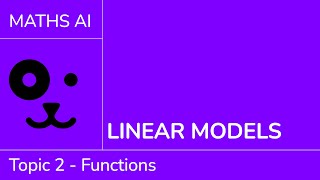 Linear models [IB Maths AI SL/HL]