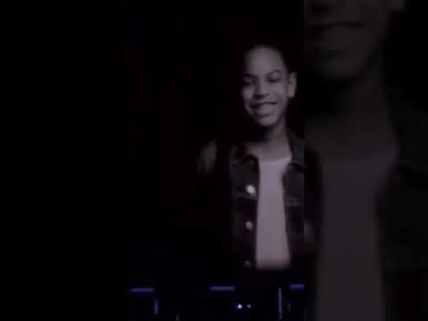 Blue Ivy giggles as she honors her father with a few words at the Hall of Fame induction