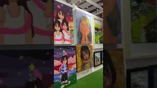 art work exhibit kuddos sa mga may ari ng mga obra maestra na nandito #art  #artist
