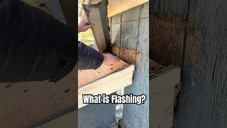 What is Flashing & How Does it Cause Leaks?? #roofing #flashing #construction #shorts #shortsfeed