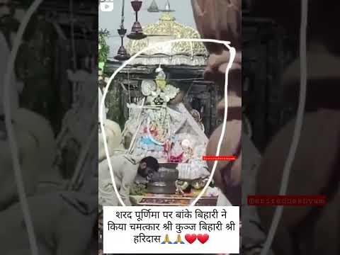 शरद पूर्णिमा के अवसर पर बांके बिहारी ने किया चमत्कार😱😱🔥🔥❤️❤️🙏🙏 #shorts #bankebihari