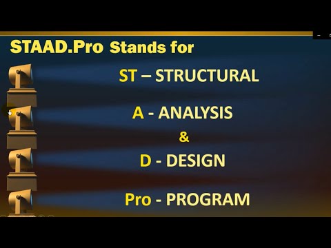 STAAD PRO Full course 1