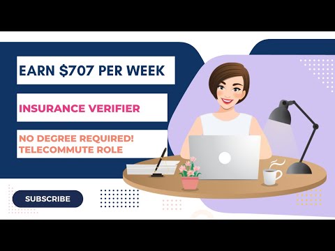 NO DEGREE REQUIRED | WORK FROM HOME HEALTHCARE JOB | EARN $707 PER WEEK