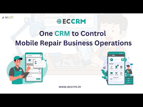 CRM for Mobile Service Business | Mobile Repair Business CRM #crm #businesssoftware #fieldservicecrm