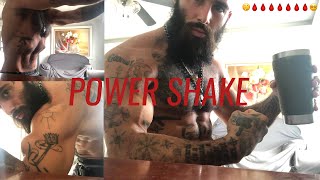 Power Shake! Bless your body FAST! Sustaining, energizing and EASY to make! Feed  your muscle!