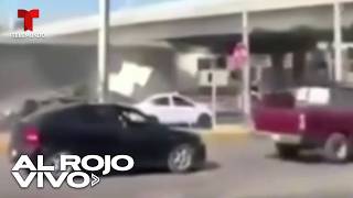 Tráiler sin frenos arrasa con varios vehículos en Aguascalientes