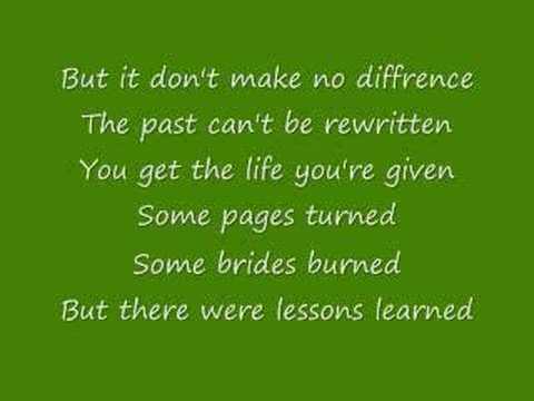 Lessons Learned by Carrie Underwood with lyrics