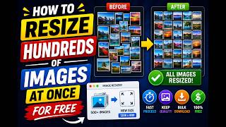 How to Resize Hundreds of Images at Once for Free