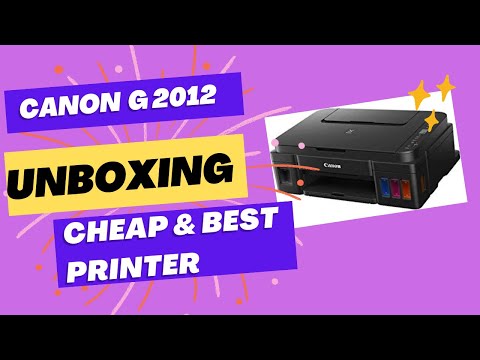 Canon g2012 Printer Unboxing | Best Printer for Small Shop| AS Internet Planet