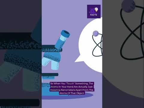 You Never Really Touch Anything #PhysicsFacts #ScienceExplained #20SecFactss  #mindblown