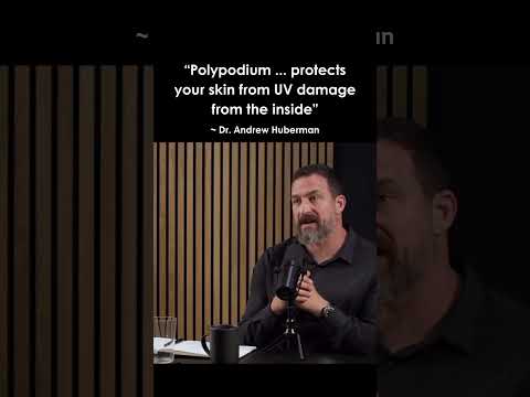 Huberman “Protects your skin from UV damage from the inside”