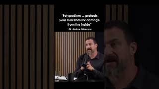 Huberman “Protects your skin from UV damage from the inside”
