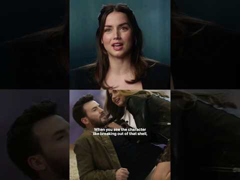 Ana talking to sadie.🥰❤#ghosted #anadearmas #chrisevans #trending#cute #shortsvideo#shorts#lovestory